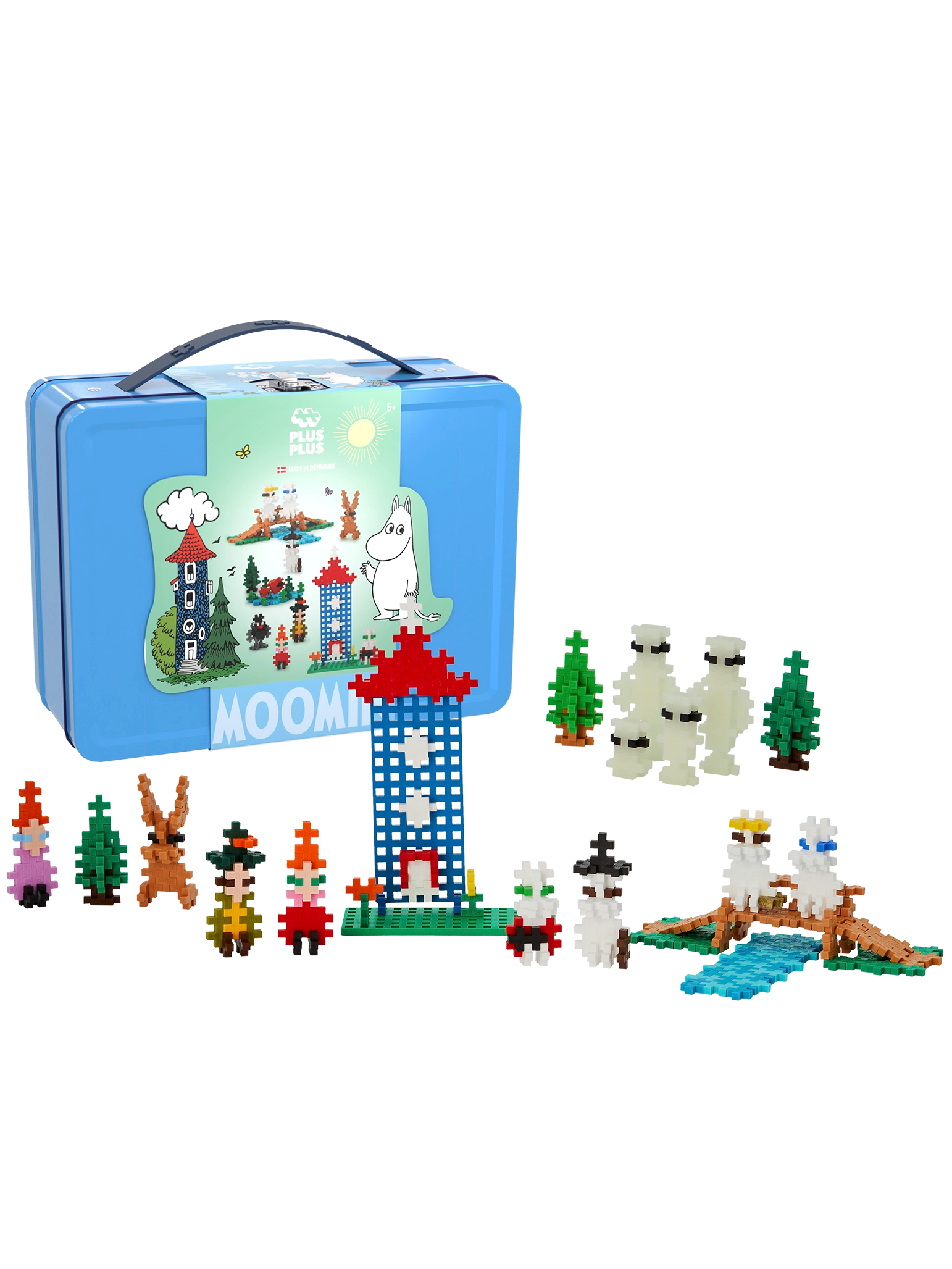 Moominvalley Blue Tin Carry Case - 500 pcs